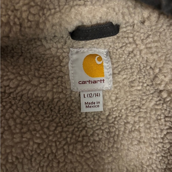 Carhartt Beige Sherpa-Lined Jacket - Picture 2 of 7